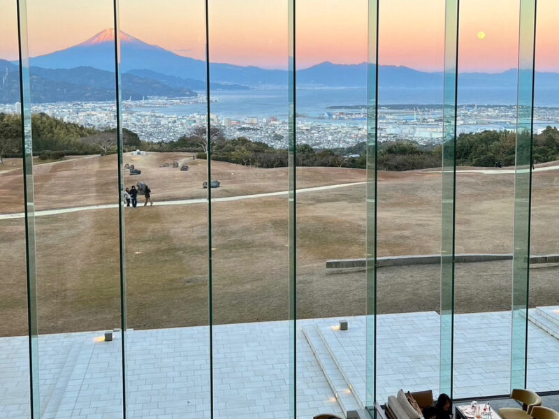 ブライダルフェアにて😳初めて見た夕景