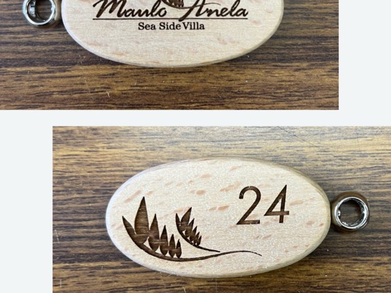 【製作事例】🌿木のぬくもり×海の風を感じるロッカータグ🌊