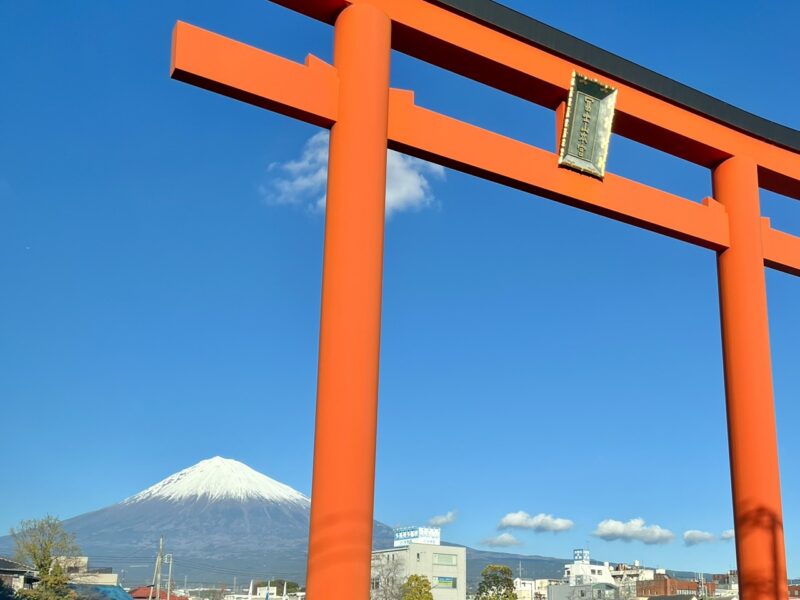 納品先で出会う富士山！富士山日和の1週間
